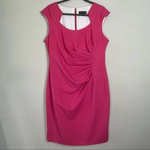 Dana Buchman Pink Sleeveless Dress